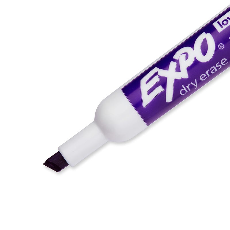 EXPO 80008 Low-Odor Dry Erase Markers, Chisel Tip, Purple, 12-Count - Image 4